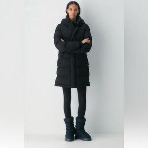 Aritzia the super artic parka mid XL nwt black sold out online